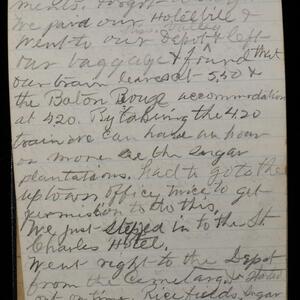 a page of handwritten text