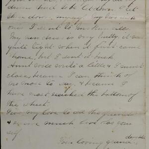 a page of handwritten text