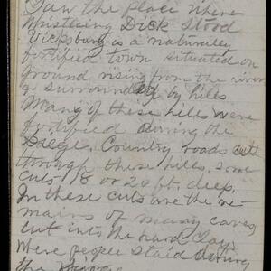 a page of handwritten text