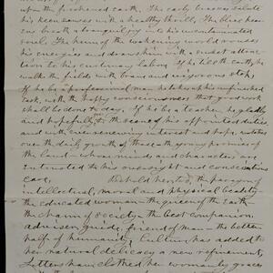 a page of handwritten text