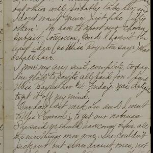 a page of handwritten text