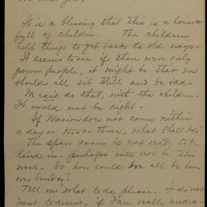 a page of handwritten text