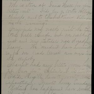 a page of handwritten text