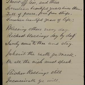 a page of handwritten text