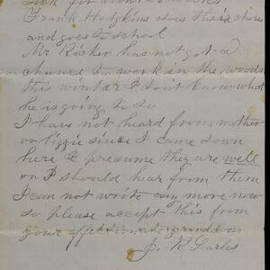 a page of handwritten text