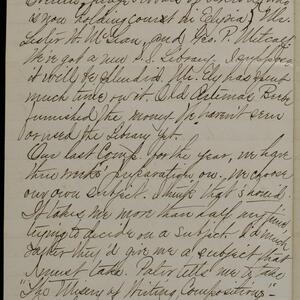 a page of handwritten text