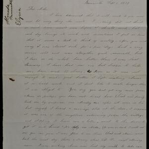 a page of handwritten text