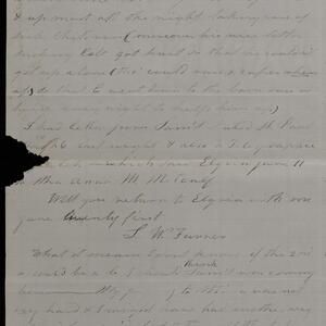 a page of handwritten text