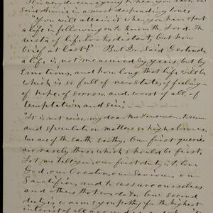 a page of handwritten text