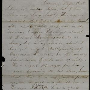 a page of handwritten text