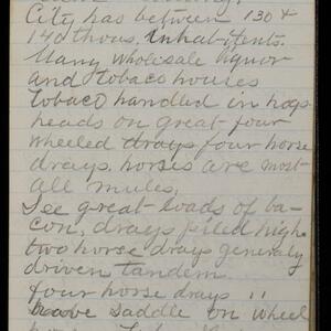 a page of handwritten text