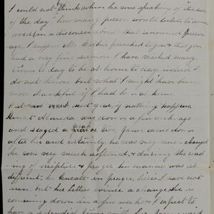 a page of handwritten text