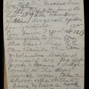 a page of handwritten text