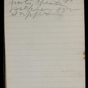 a page of handwritten text