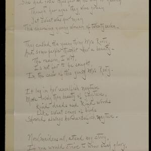 a page of handwritten text