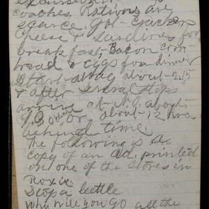 a page of handwritten text