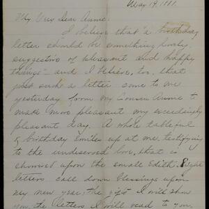 a page of handwritten text