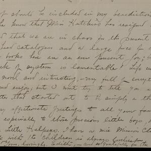 a page of handwritten text