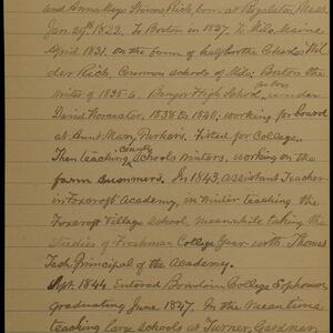 a page of handwritten text