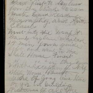 a page of handwritten text