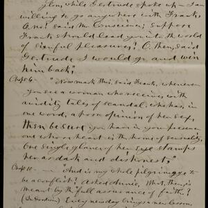 a page of handwritten text