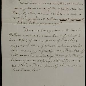 a page of handwritten text