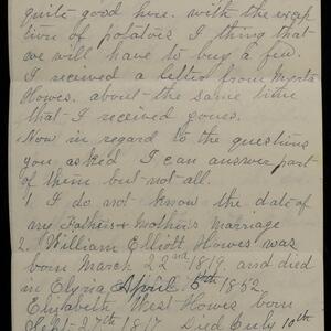 a page of handwritten text