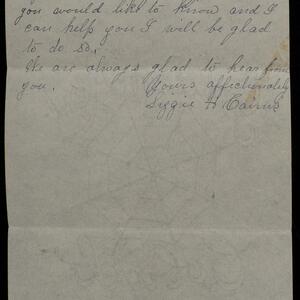 a page of handwritten text