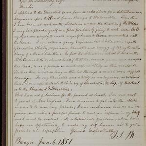 a page of handwritten text