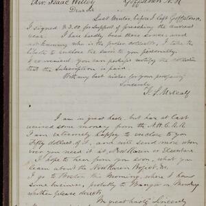a page of handwritten text