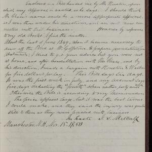 a page of handwritten text