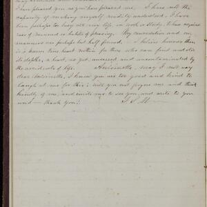a page of handwritten text