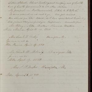 a page of handwritten text