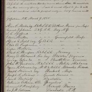 a page of handwritten text