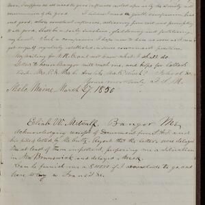 a page of handwritten text