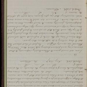 a page of handwritten text