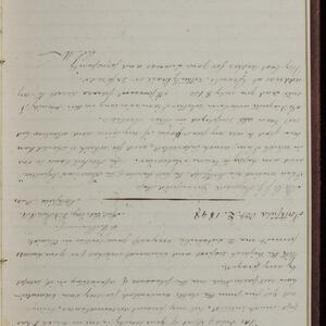 a page of handwritten text