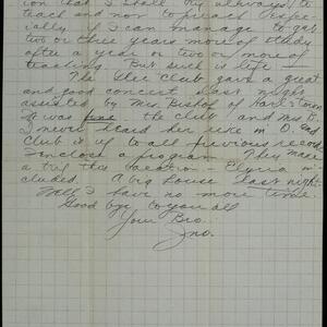 a page of handwritten text
