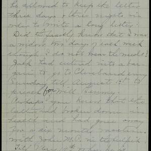 a page of handwritten text
