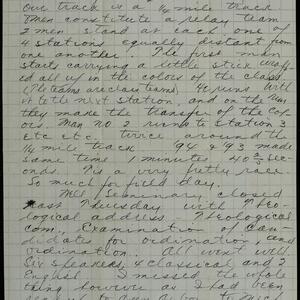 a page of handwritten text