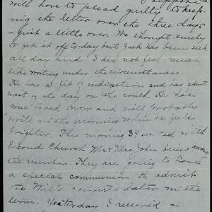 a page of handwritten text