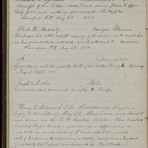 a page of handwritten text