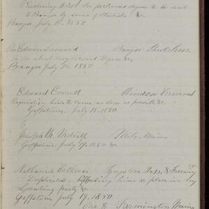 a page of handwritten text