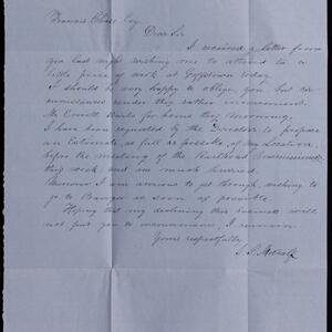 a page of handwritten text