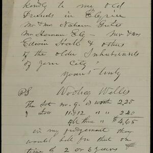 a page of handwritten text