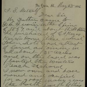 a page of handwritten text