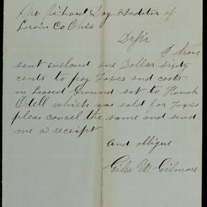 a page of handwritten text