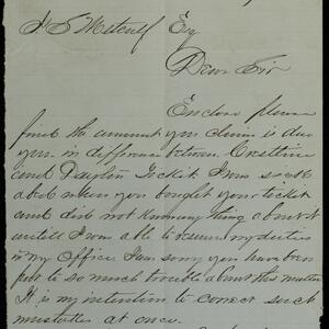 a page of handwritten text