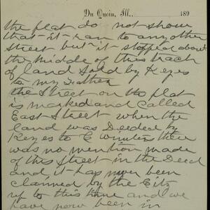 a page of handwritten text