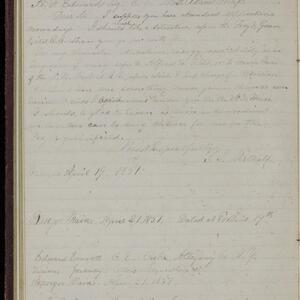 a page of handwritten text
